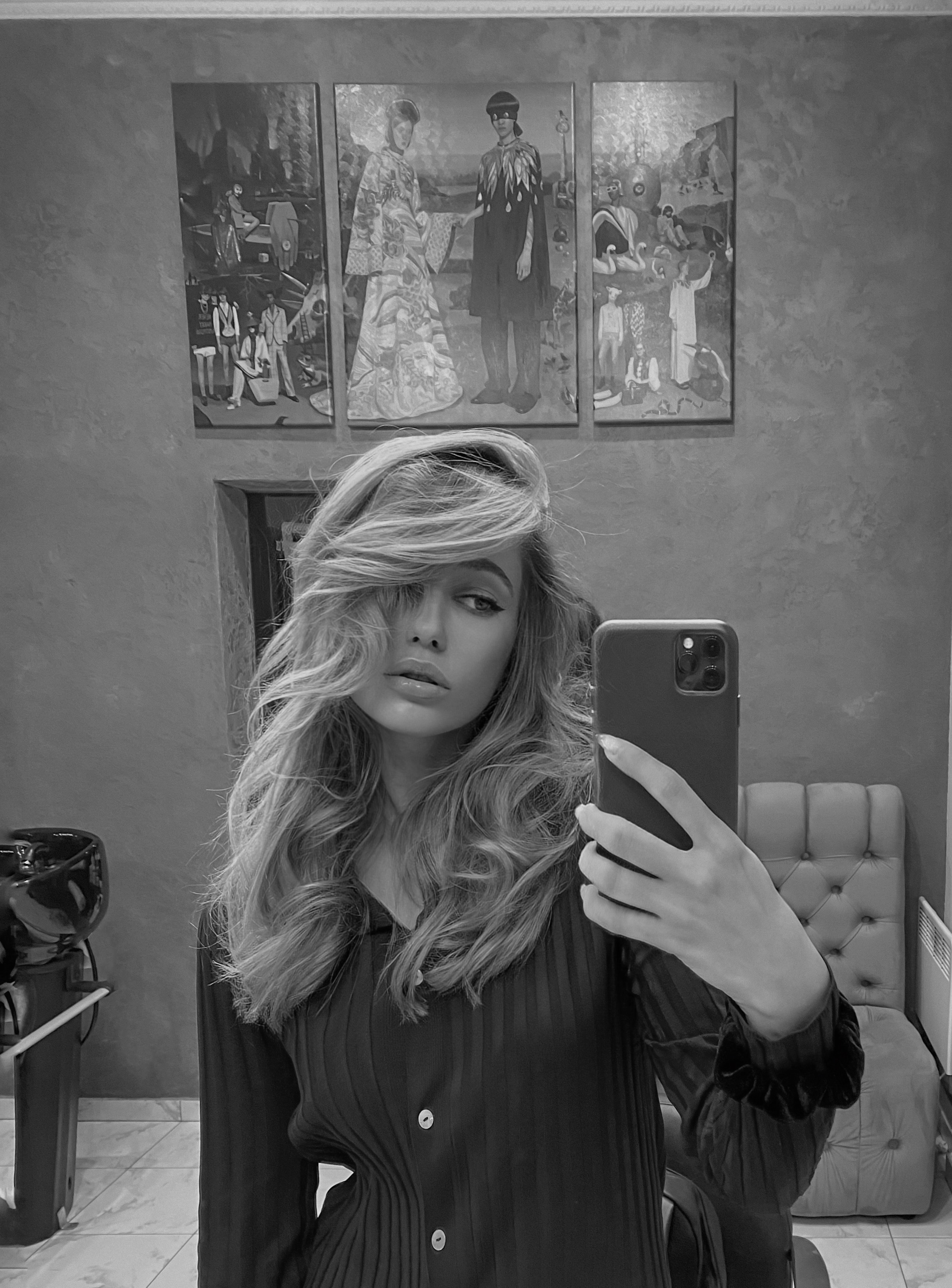 She Is Art studio Blonde AirTouch coloring result